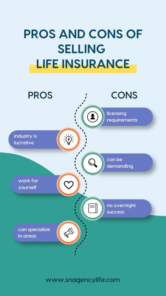 pros and cons of selling life insurance