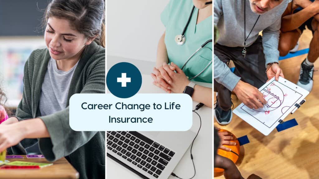 Students and professionals exploring career change to life insurance.