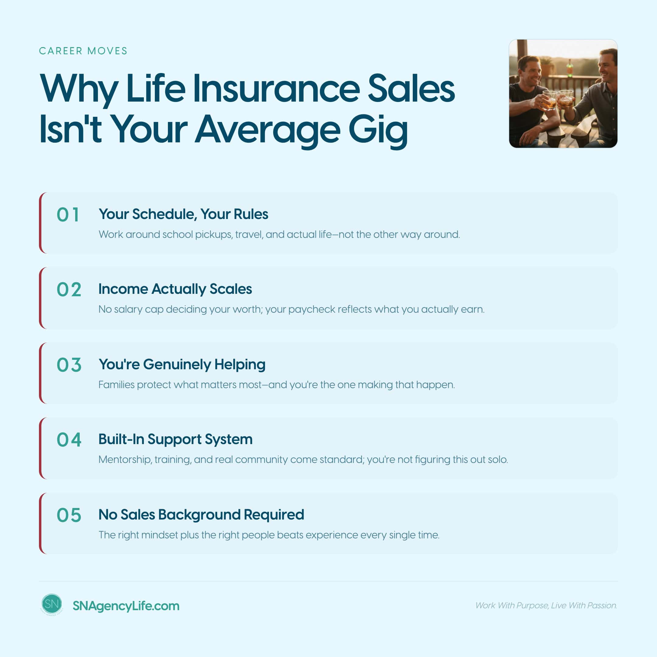 Why Life Insurance Sales Isn't Your Average Gig