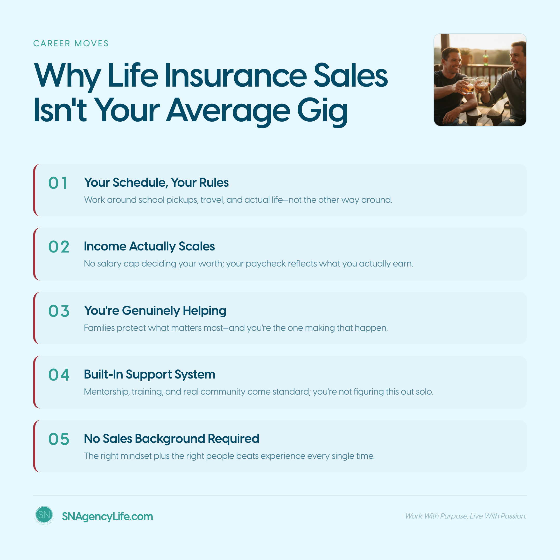 Why Life Insurance Sales Isn't Your Average Gig